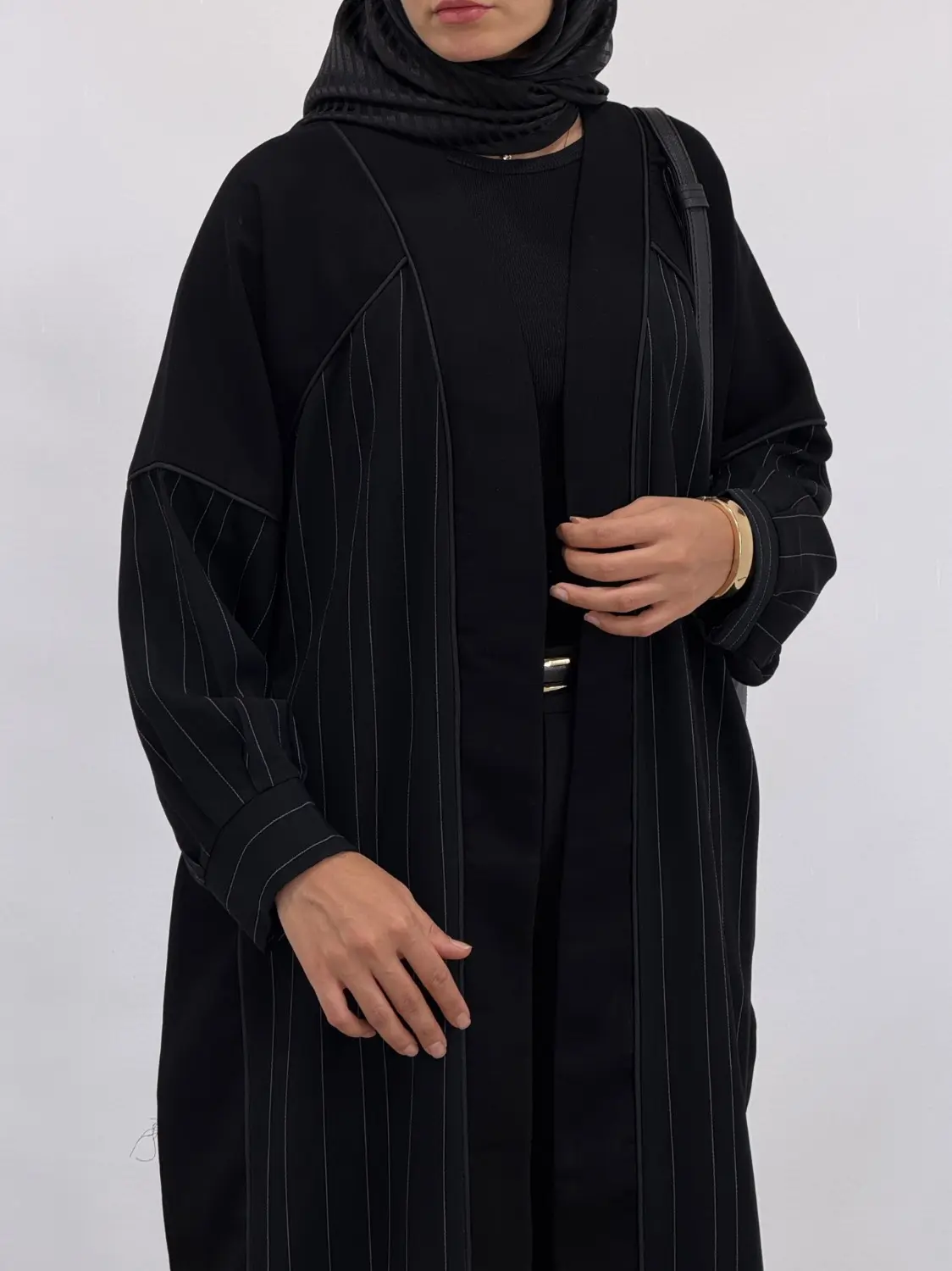 مانتو بلند مشکی زویا